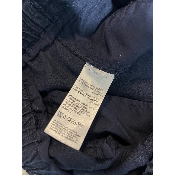 Chicos Shorts Womens Navy Size 1.5 10 Tie-Front Classic Fit - Picture 4 of 4